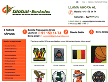 Tablet Screenshot of global-bordados.com